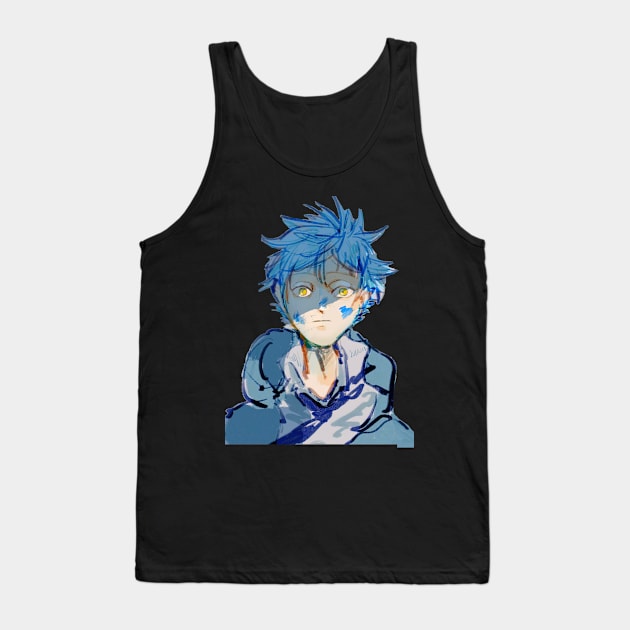 Blue Period Painted Yatora Yaguchi Tank Top by TaivalkonAriel